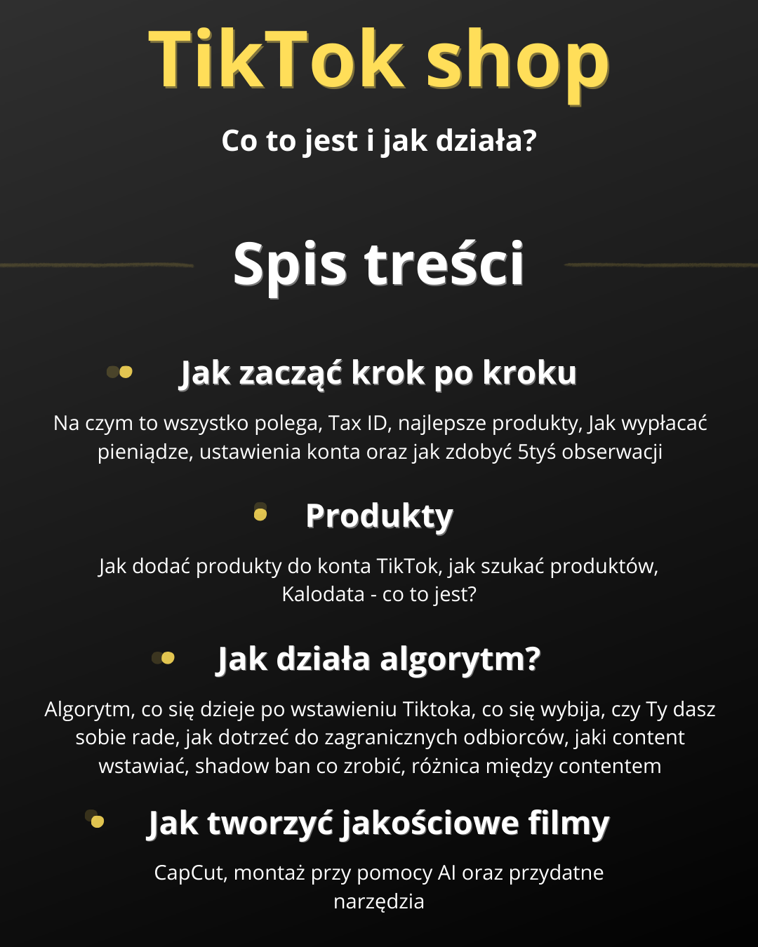 Na czym polega TikTok Affiliate Shop?